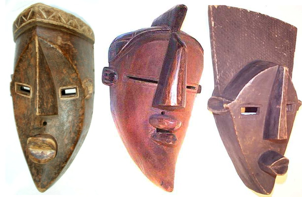 Lwalwa tribe Masks