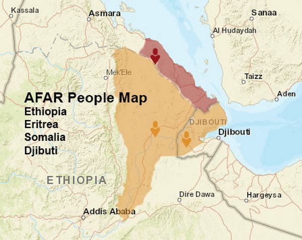 Afar people map