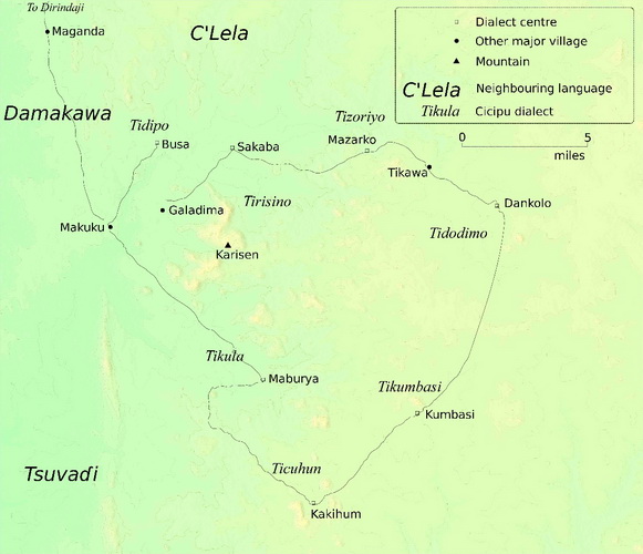 Cicipu people map