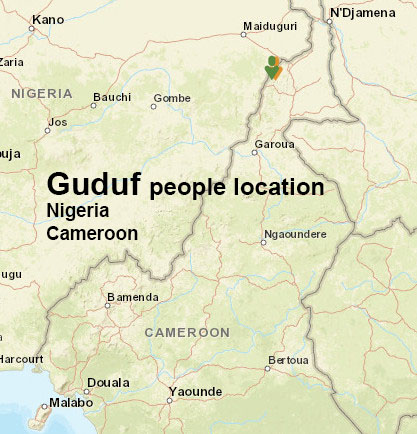 Guduf peole map