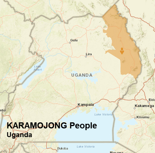 Karamojong people map