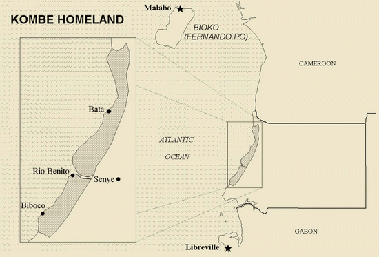 Kombe people map