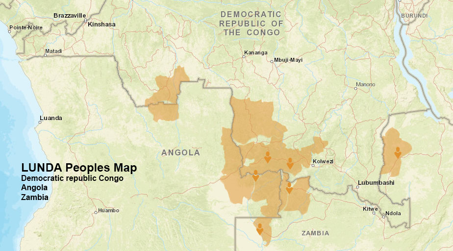 Lunda peoples map