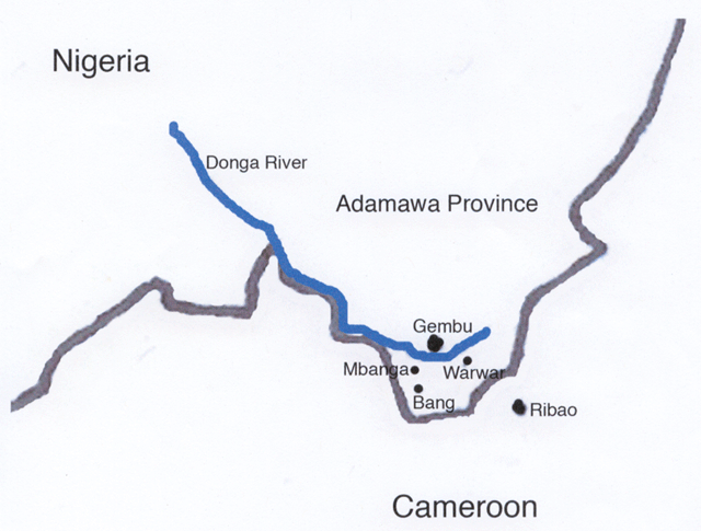 Mambila people map